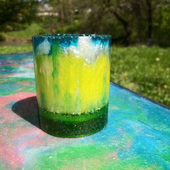 Hand Crafted Other - Cute Handmade Pen Holder Resin Art Birthday Gift Office Work Desk